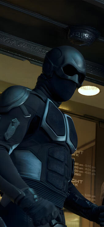 Black Noir portrait matching wallpaper iPhone