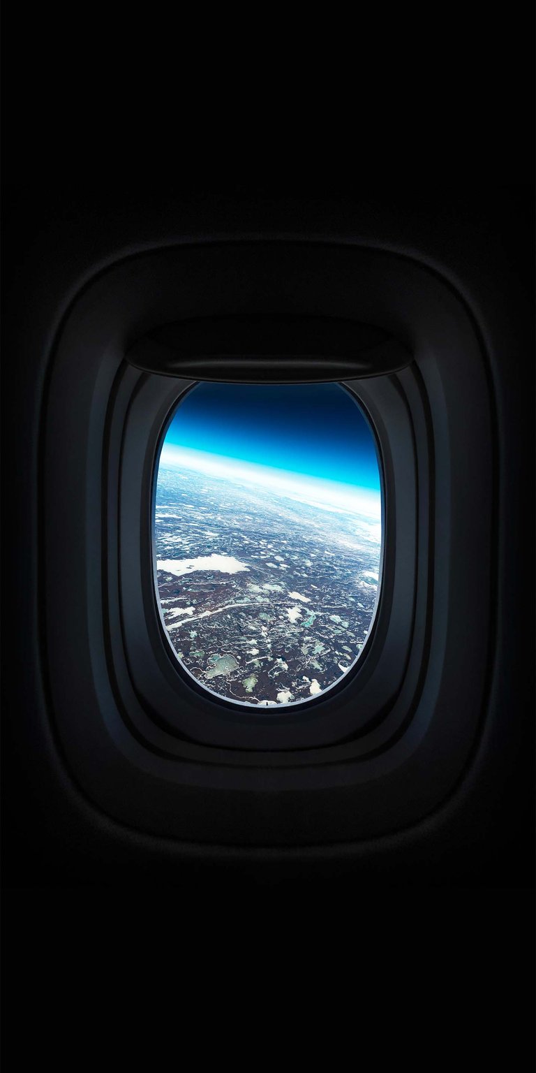 Airplane window wallpaper iPhone