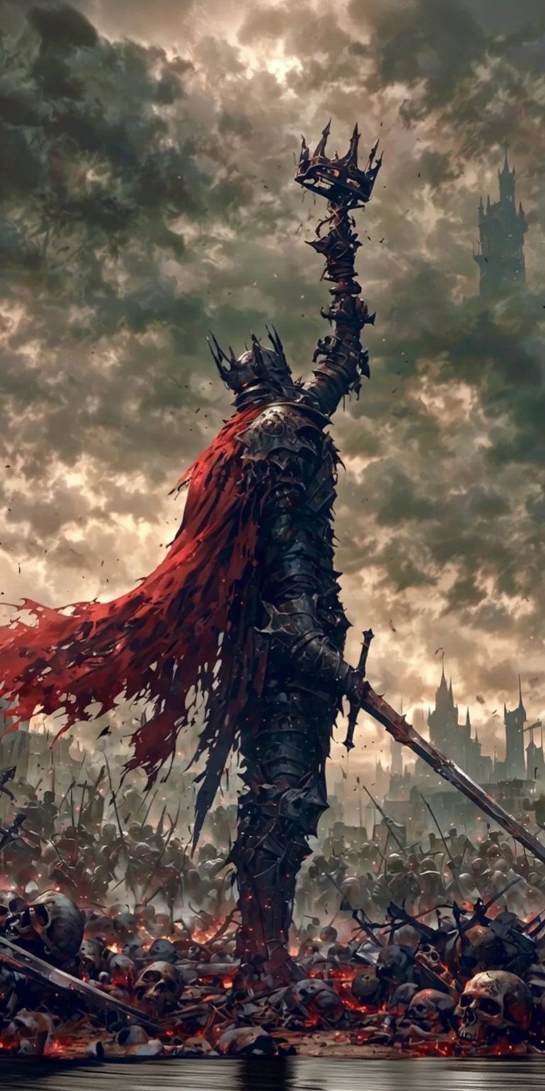 Knight warrior fantasy iPhone wallpaper HD