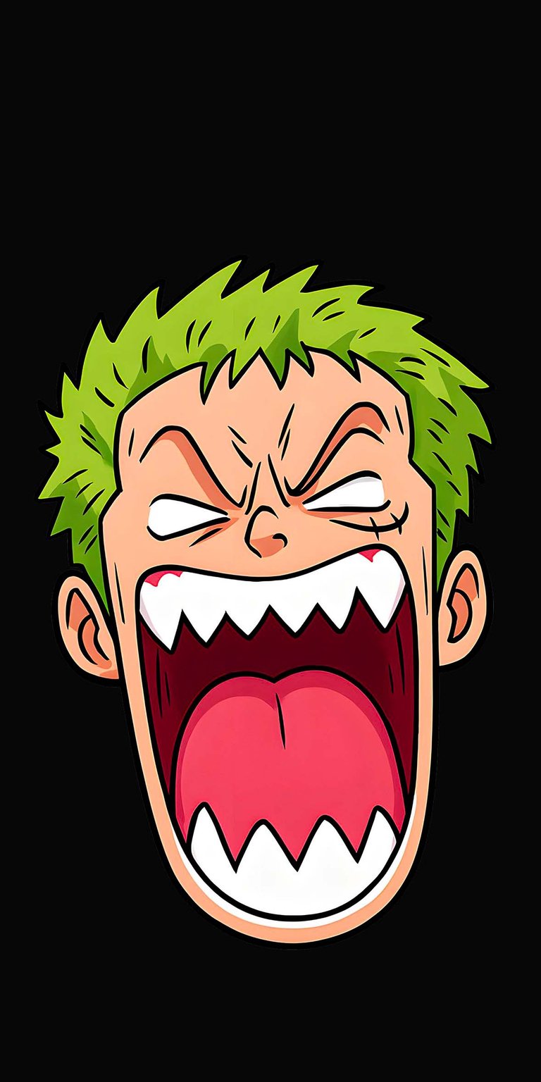 Angry Zoro wallpaper iPhone HD
