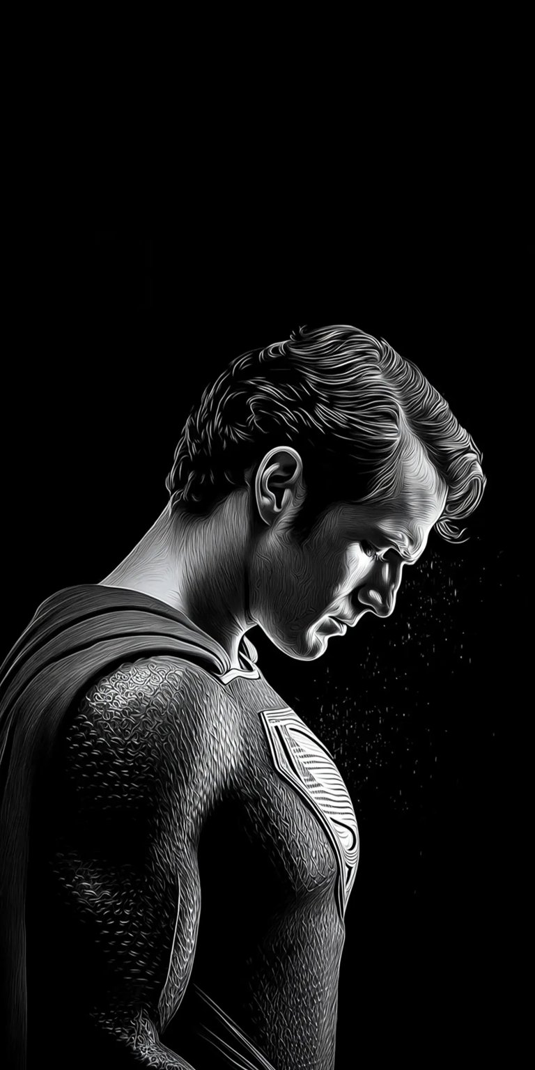 Superman Dark iPhone Wallpaper 4K