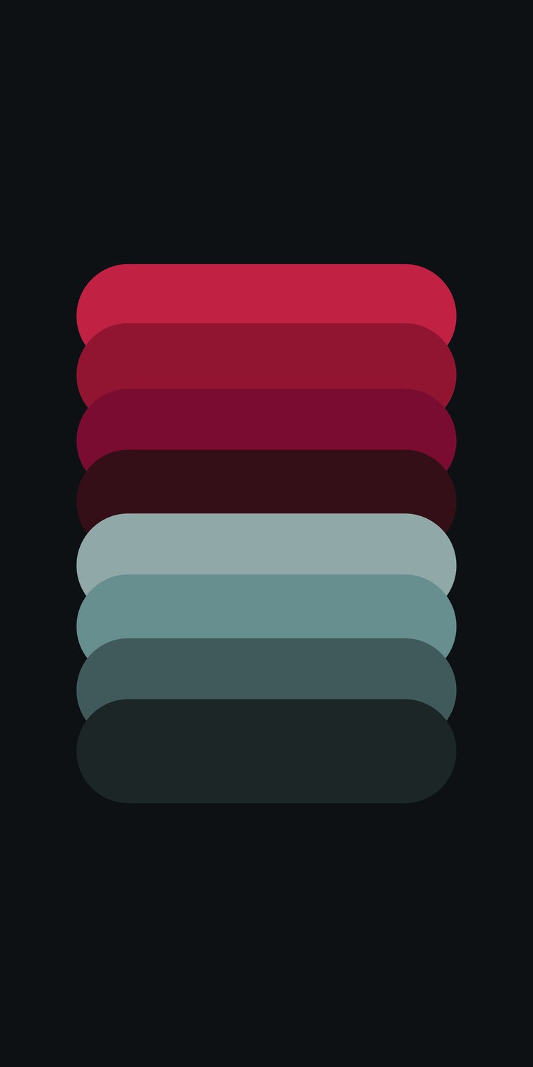 Red to black color palette iPhone wallpaper 4K