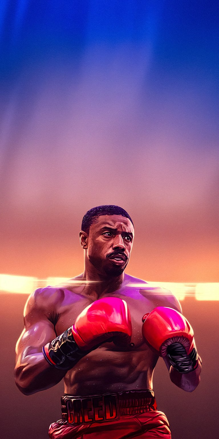 Adonis Creed motivational wallpaper iPhone 4K