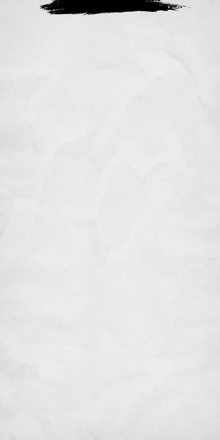 Blank white wallpaper with a black painting on the top wallpaper