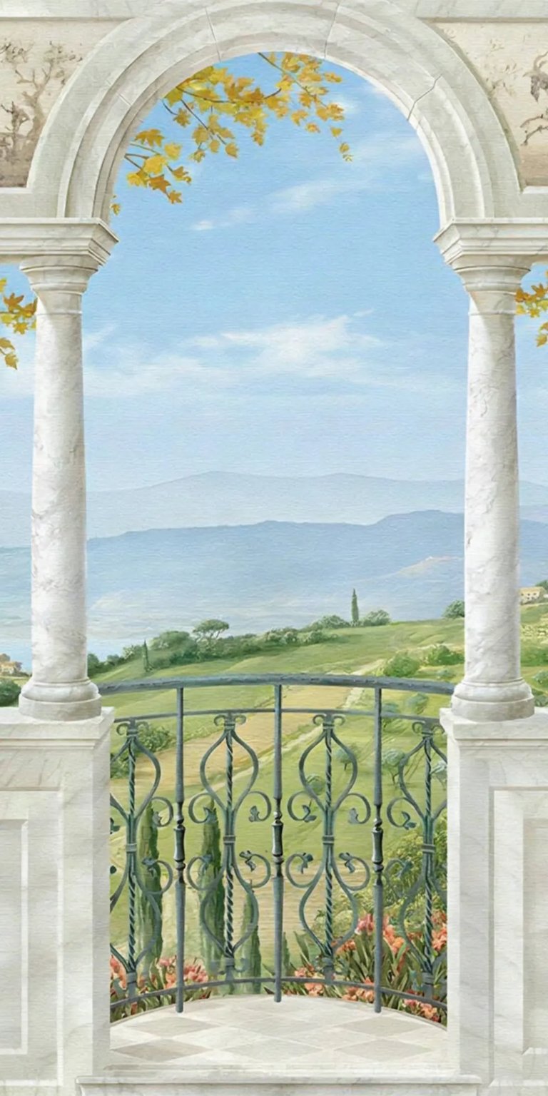 Balcony art wallpaper for iOS HD