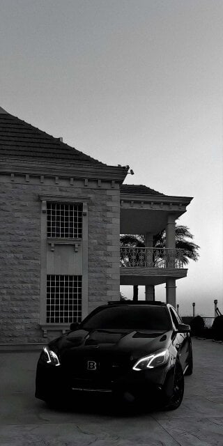 Mercedes E class Brabus All Black Wallpaper mobile HD