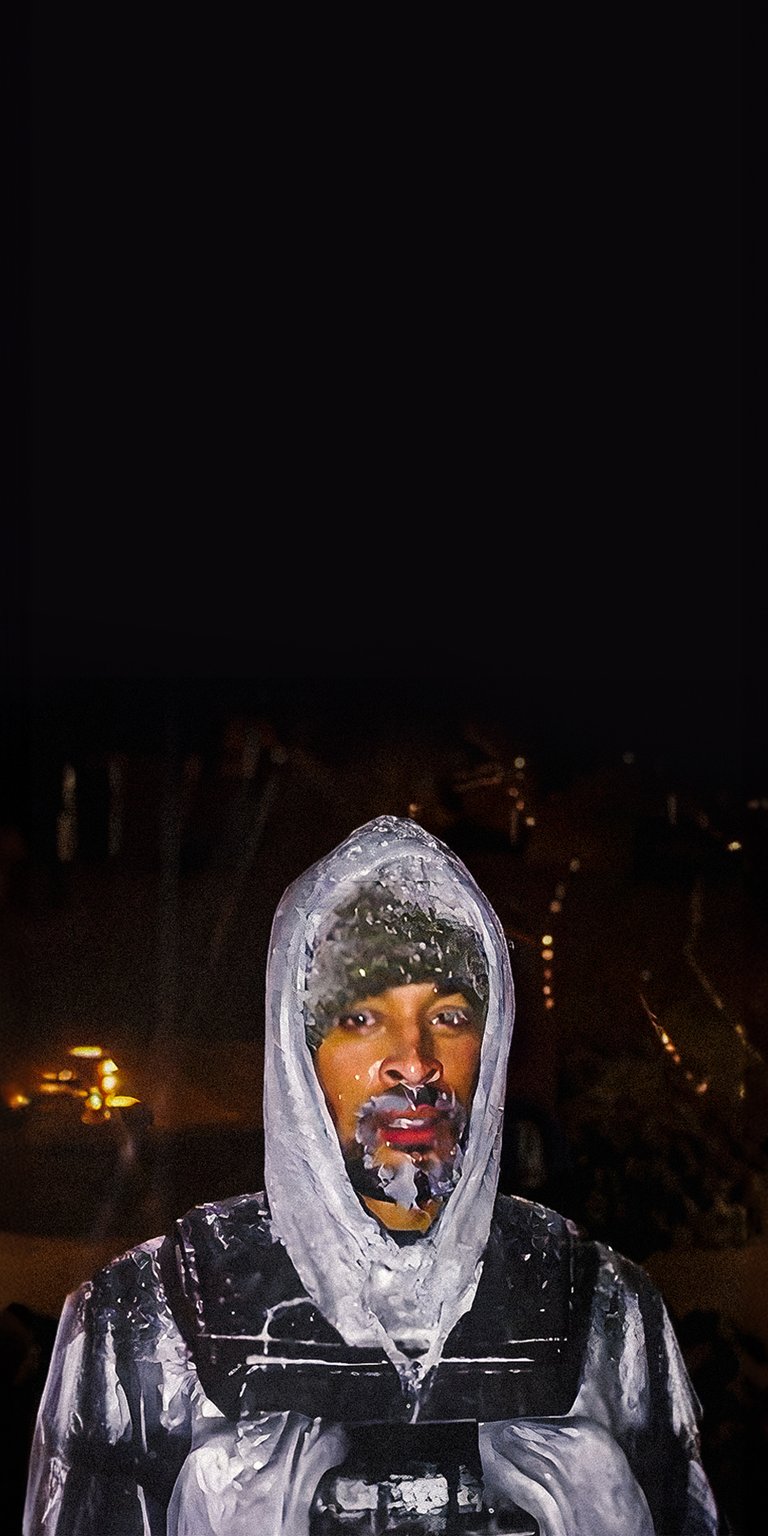 Man in a thick jacket wallpaper