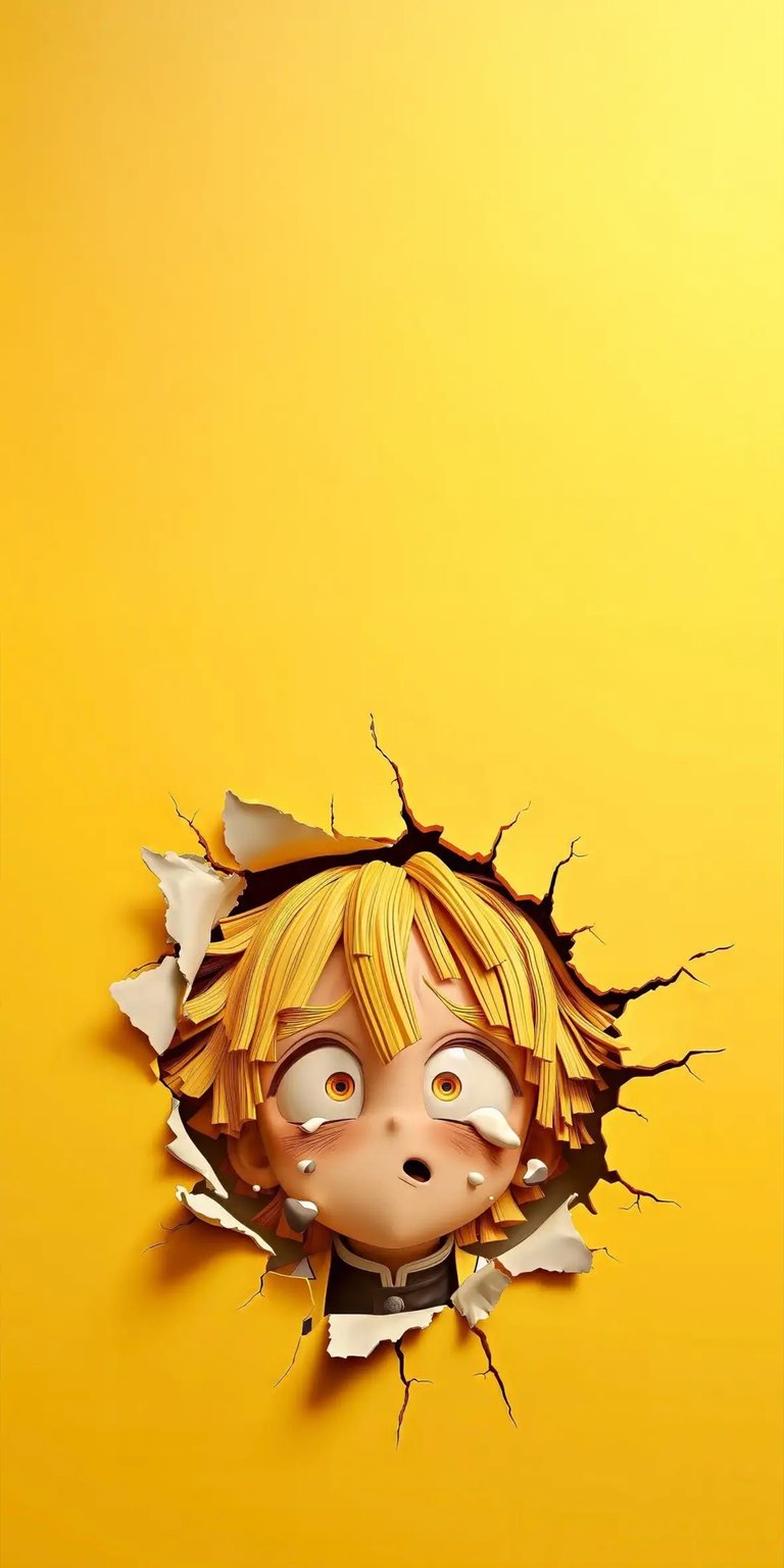 Zenitsu Agatsuma iPhone wallpaper 4K