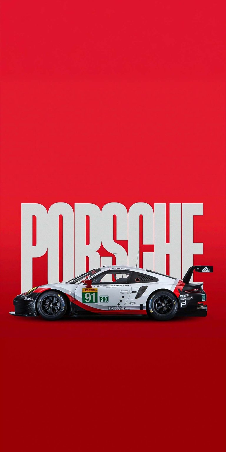 Porsche 911 racing car wallpaper iOS 4K