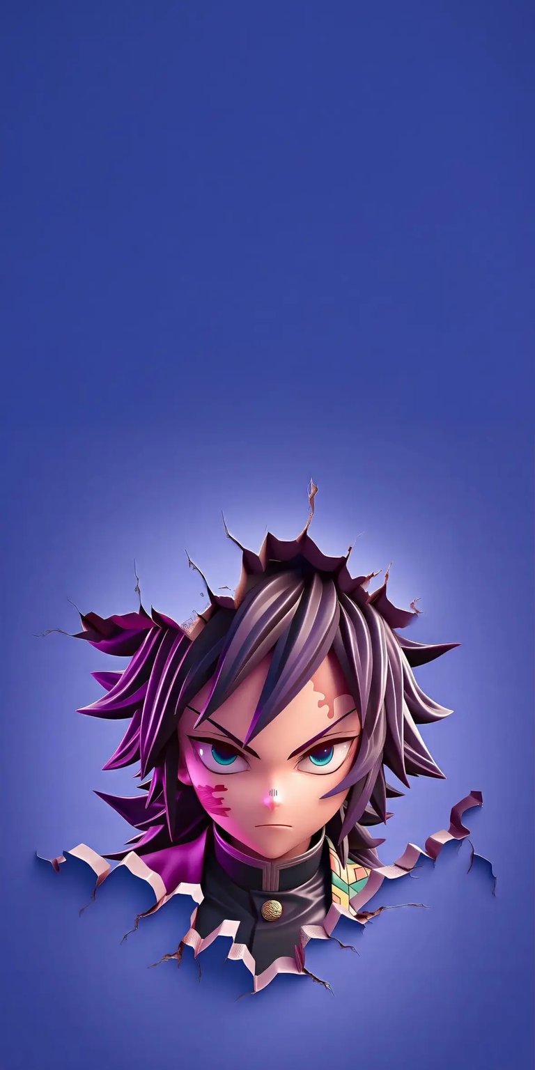 Giyu Tomioka iPhone wallpaper 4K