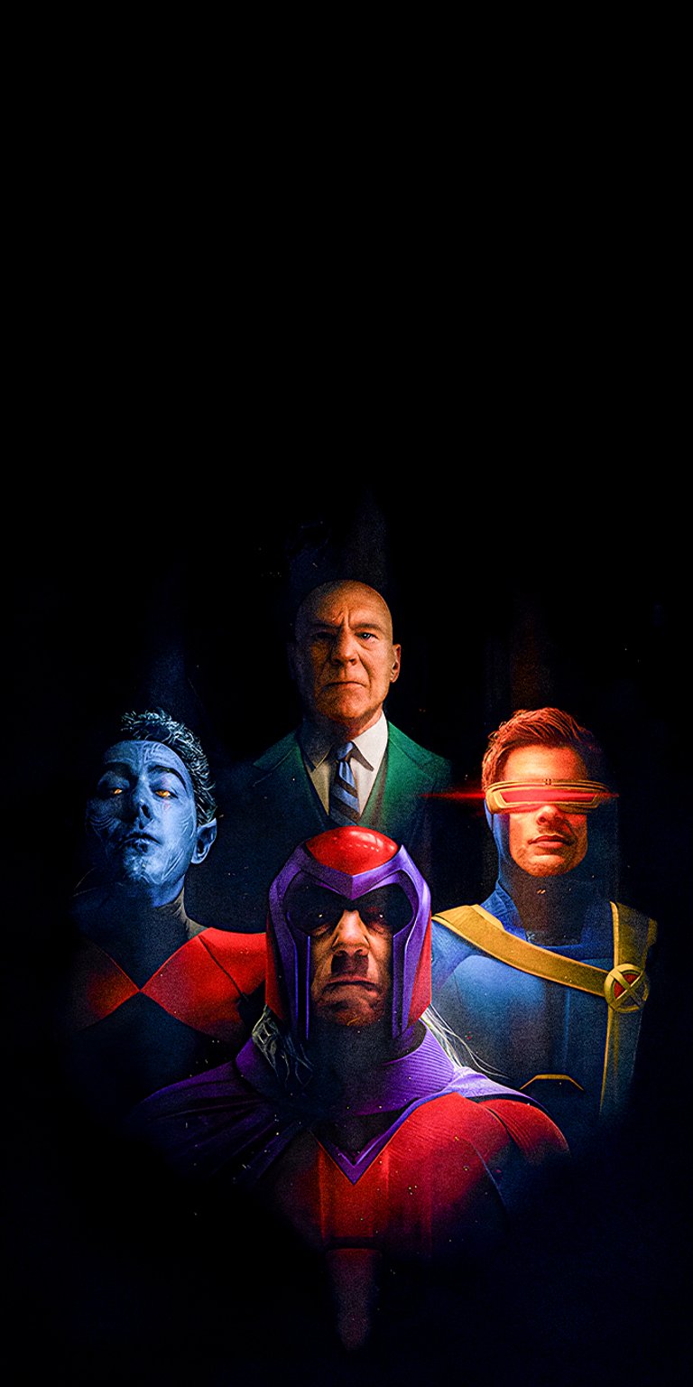 X-Men Main Characters Wallpaper iPhone 4K