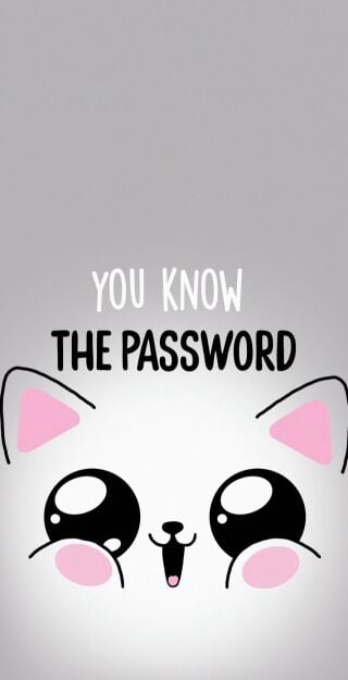 Don't touch my phone cute cat mobile wallpaper