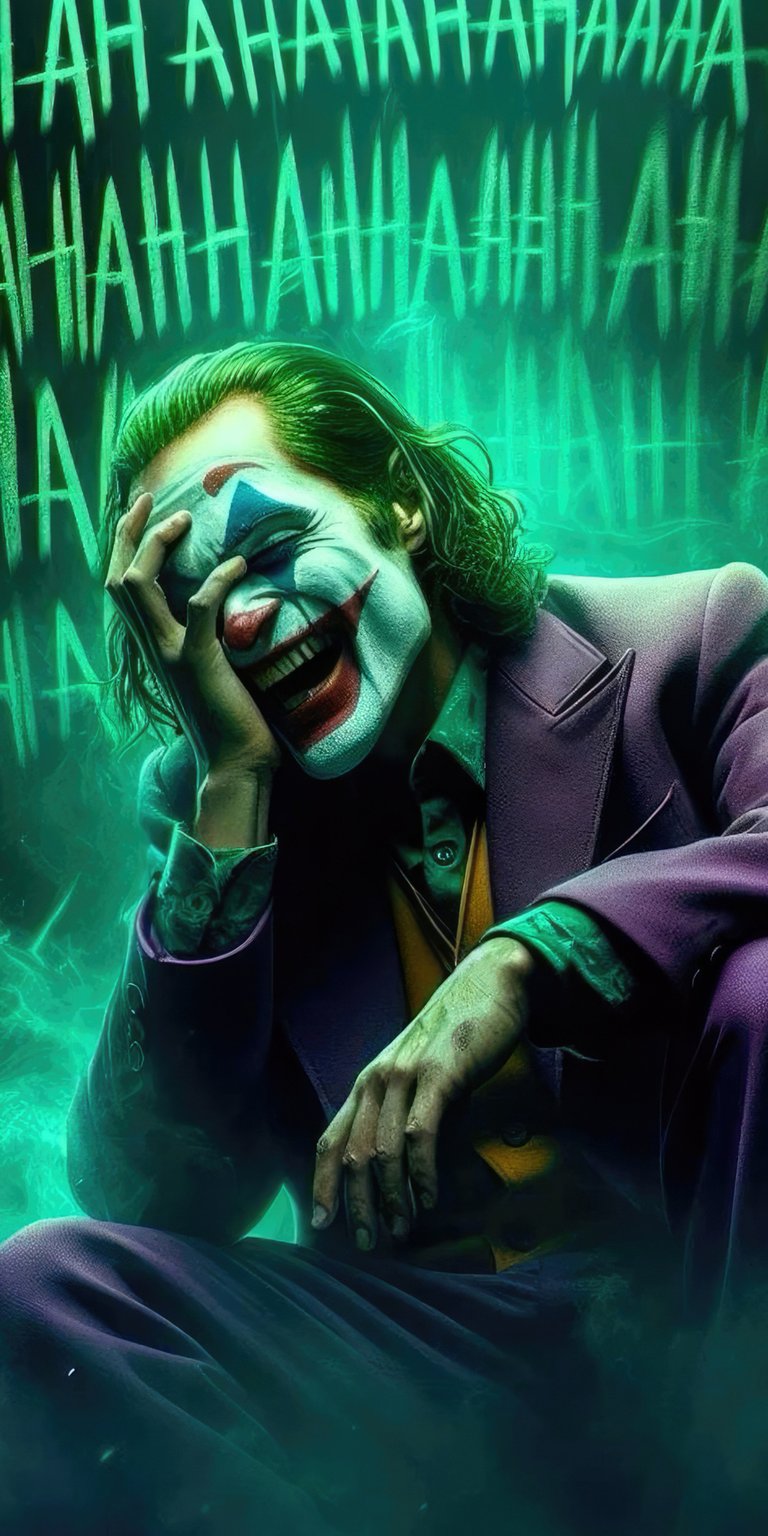 Joker Iconic villain laughing wallpaper in HD