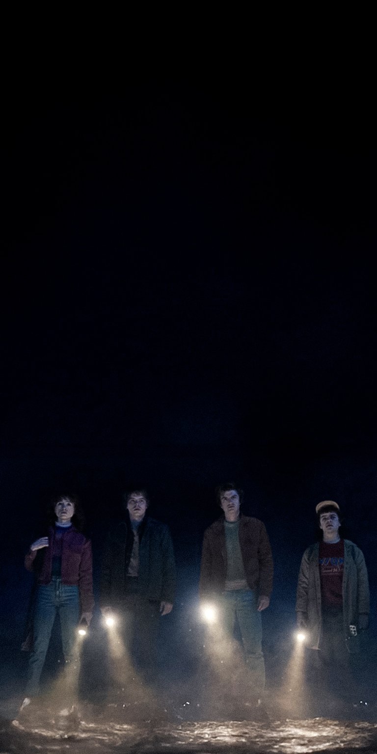 TV Show characters dark area wallpaper iPhone 4K