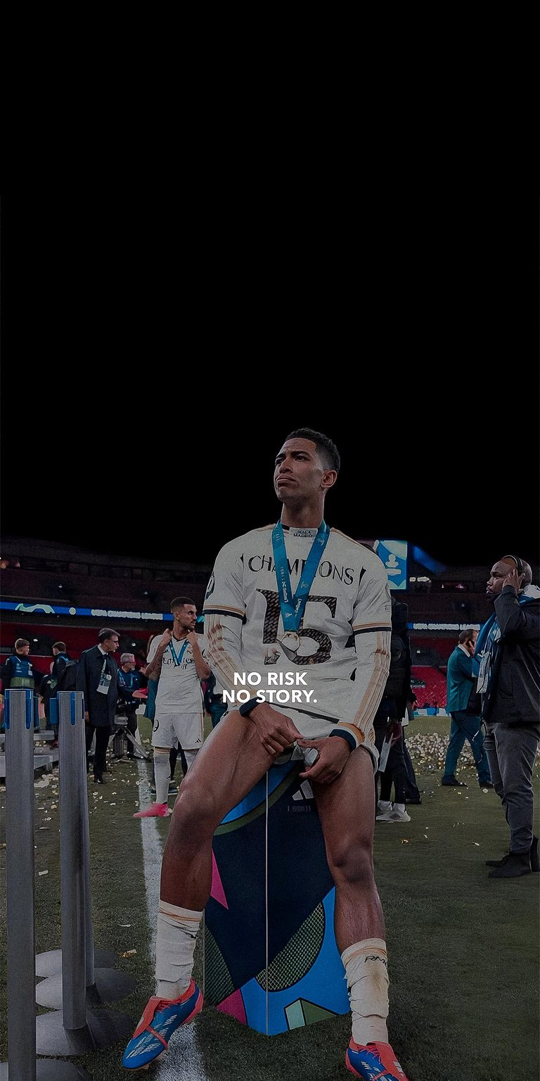 No Risk No Story Jude Bellingham Theme Wallpaper HD