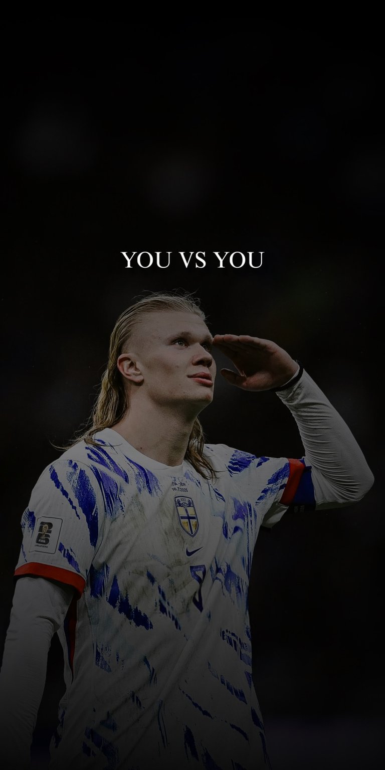 This image features Norwegian professional footballer Erling Haaland optimized for HD and 4K displays