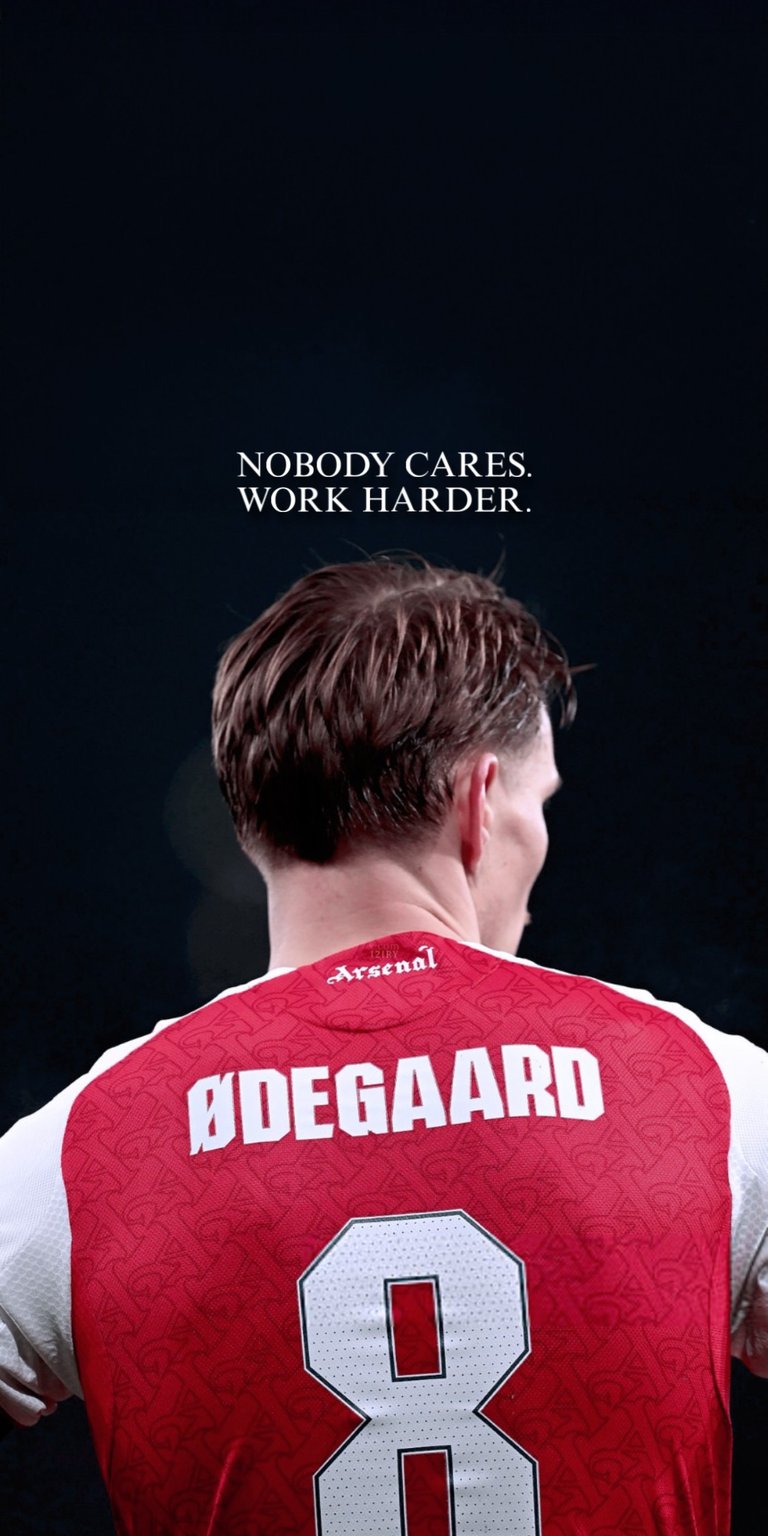 Featuring the iconic number 8, this Martin Odegaard wallpaper is the perfect 4K wallpaper for every Gunners fan's mobile device. The design emphasizes the crisp red and white kit details and a clean, minimalist back-view perspective for a modern look.