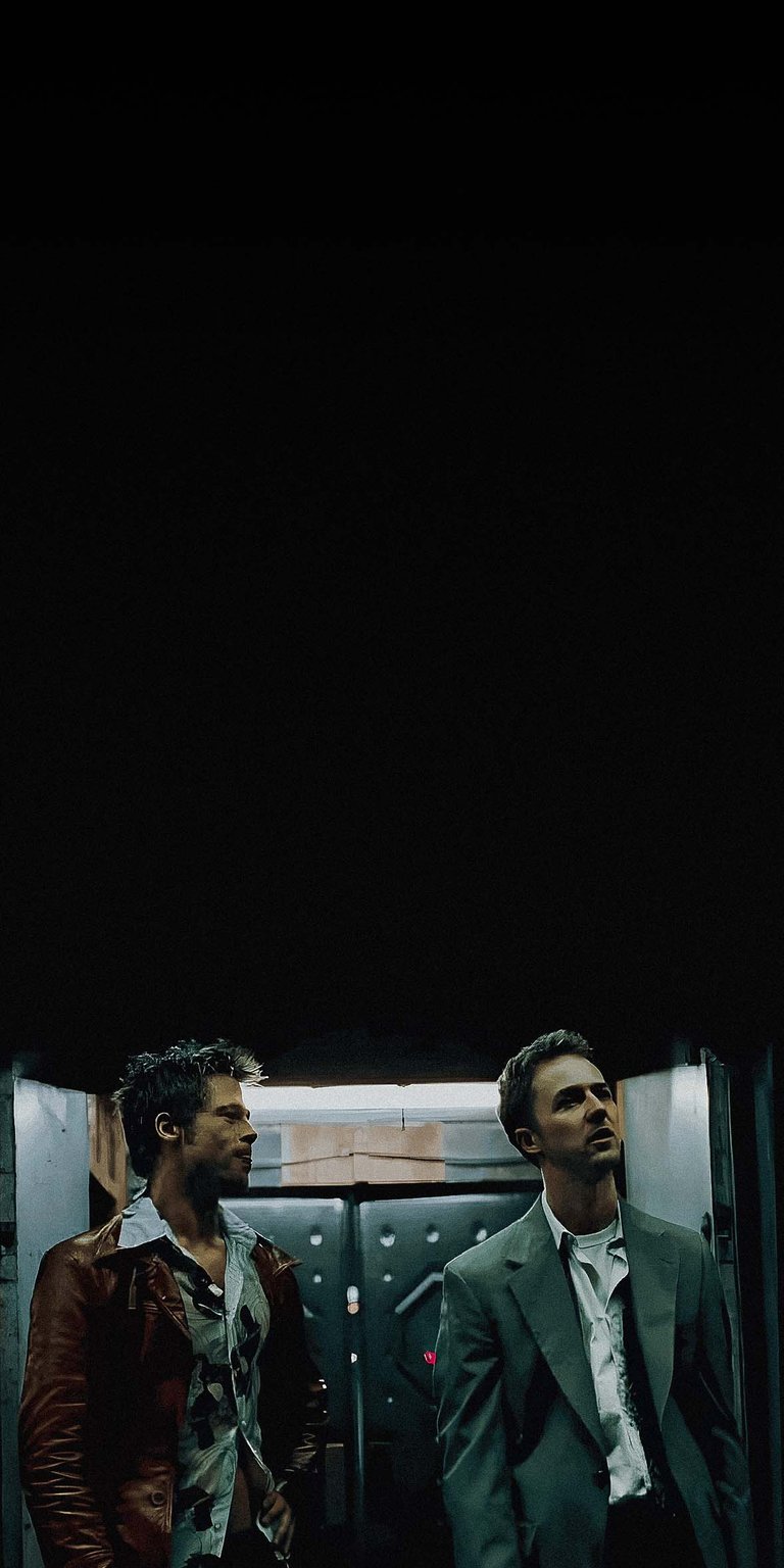 Narrator and Tyler talking Wallpaper IOS