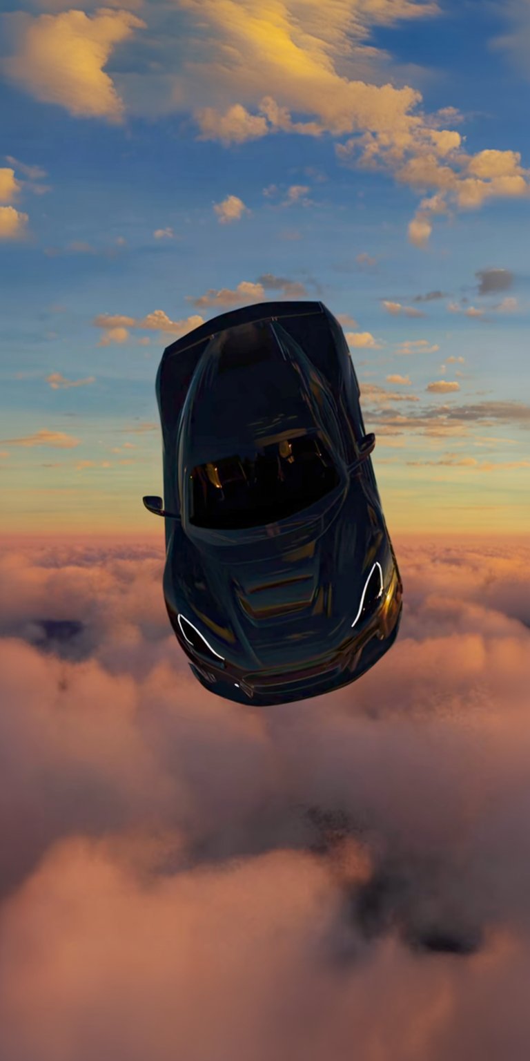 Black P1 in space iPhone wallpaper 4K