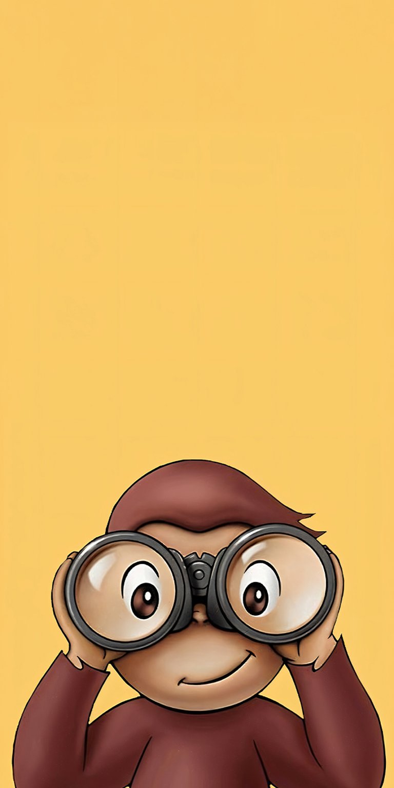 Curious George monkey wallpaper iPhone 4K