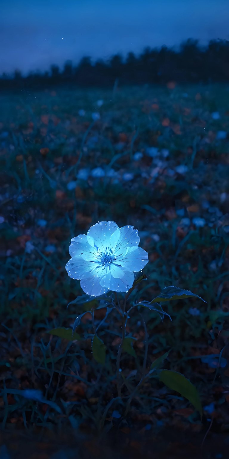 Transform your iPhone with this mesmerizing Himalayan blue poppy 4K wallpaper. The radiant bloom, set against a twilight backdrop with dew-kissed leaves, offers a serene visual experience as your wallpaper.