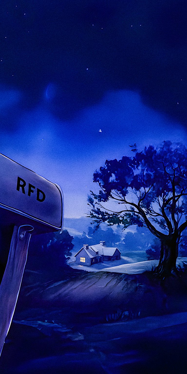 Nostalgia night town wallpaper for iPhone