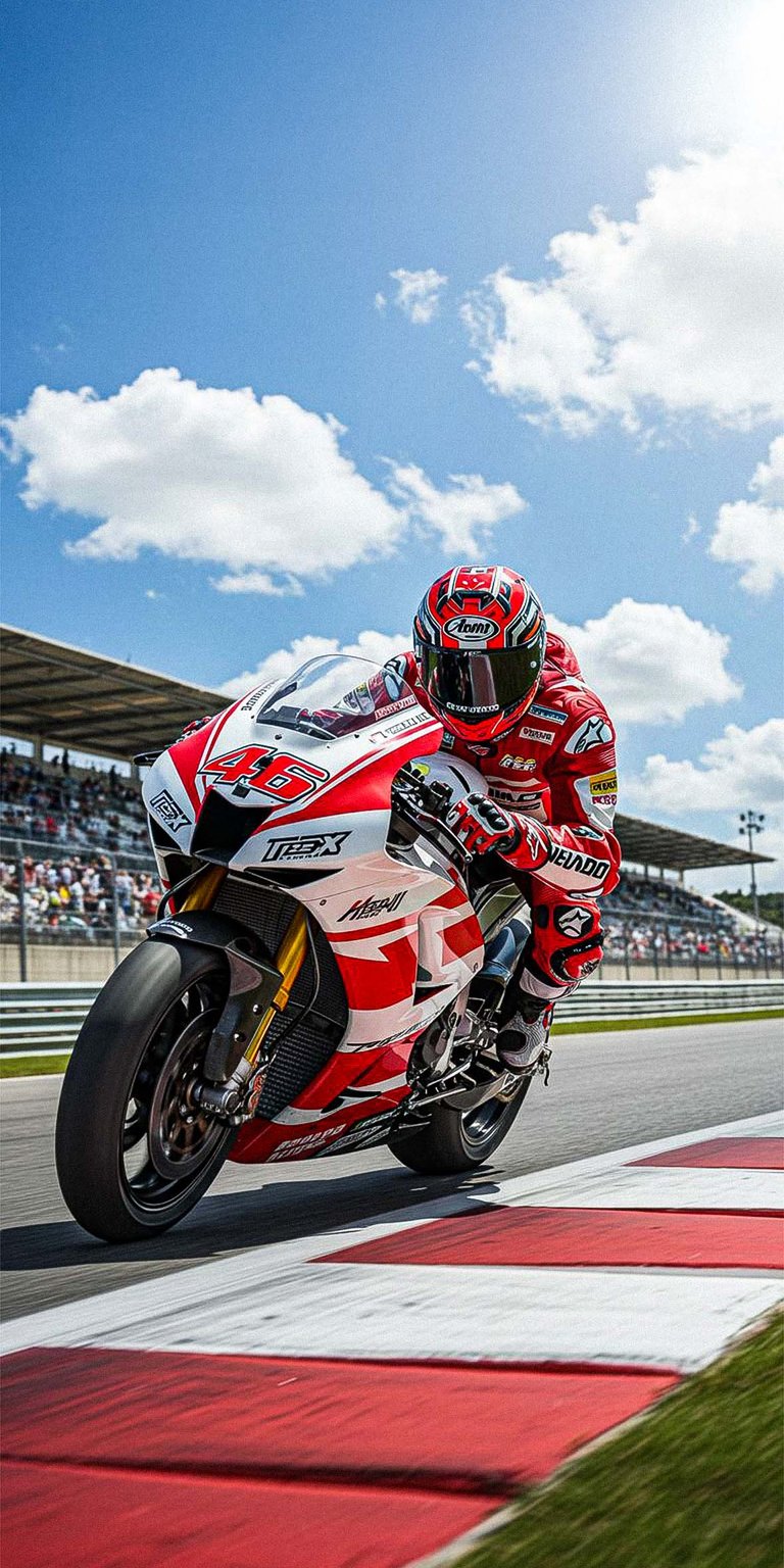 Motogp Racer Lockscreen Wallpaper