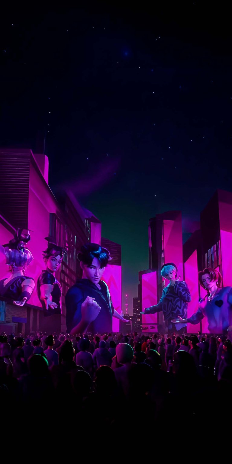 Saja Boys concert event wallpaper 4k iPhone