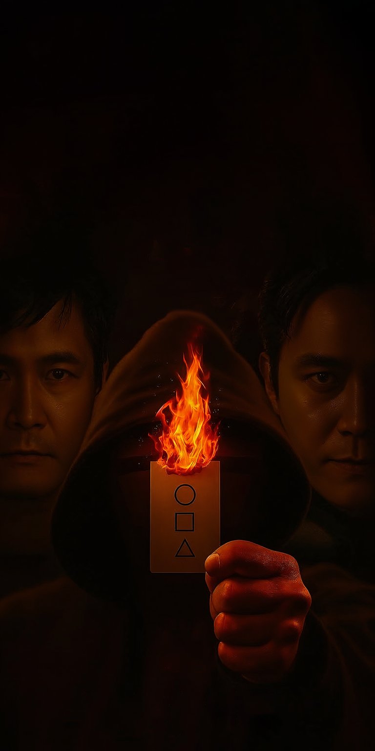 Seong Gi-hun and The Frontman wallpaper 4k iPhone