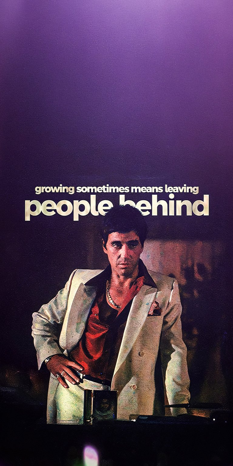 Tony Montana quote wallpaper iPhone 4K