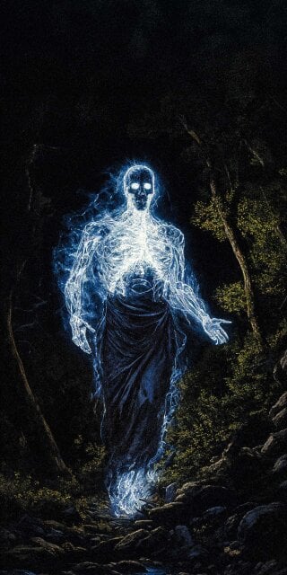 The ghost wallpaper for iPhone