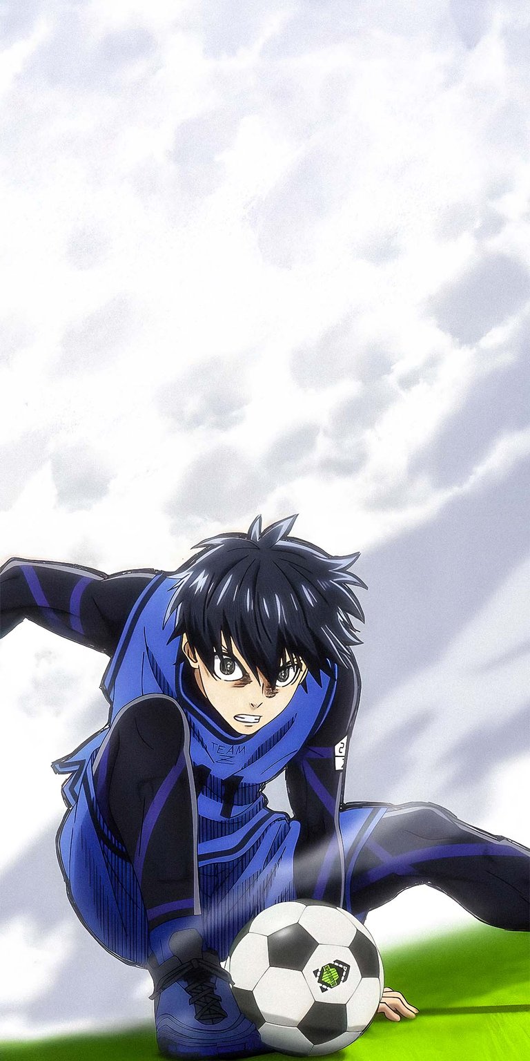 Yoichi Isagi Playing Soccer Wallpaper 4k IOS