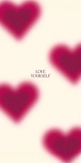 Aura Hearts Love Yourself Wallpaper