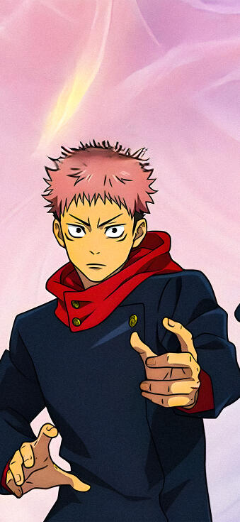 Jujutsu Kaisen trio matching wallpaper in 4K for iPhone