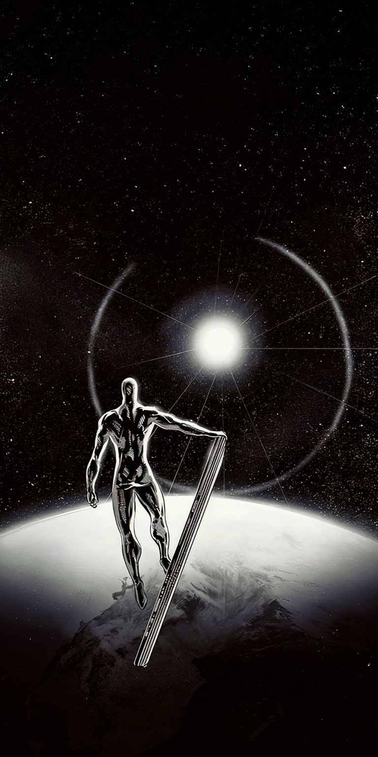 Silver Surfer wallpaper iPhone 4K