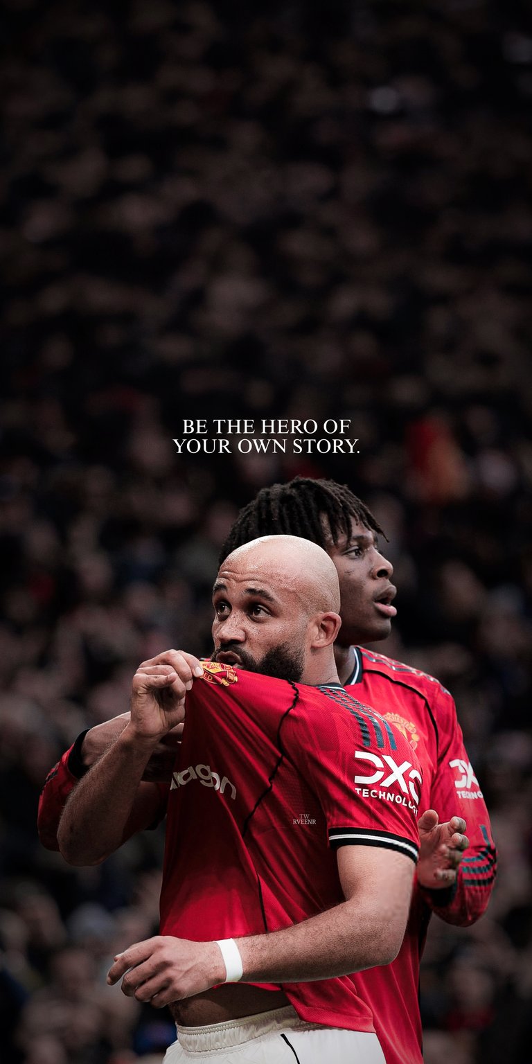 This stunning 4K wallpaper captures Bryan Mbeumo celebrating in a Manchester United kit against a blurred stadium backdrop. Perfect for your iPhone, this wallpaper features a high-contrast aesthetic and an inspiring motivational quote for a sharp, professional look.