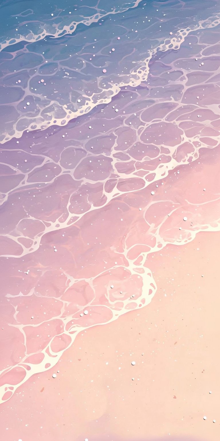 Colorful beach waves iPhone wallpaper HD