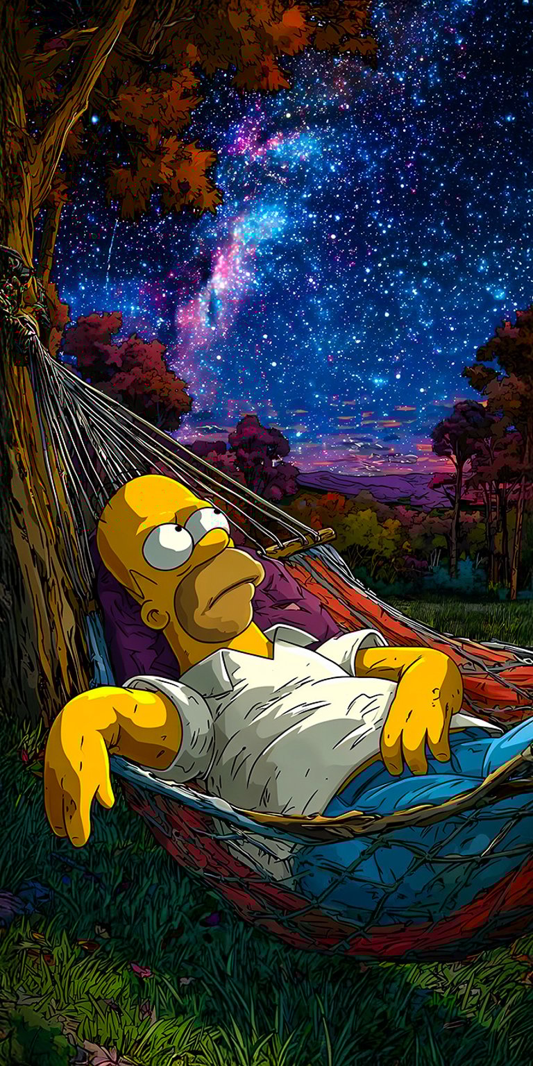Homer Simpson wallpaper iPhone 4K