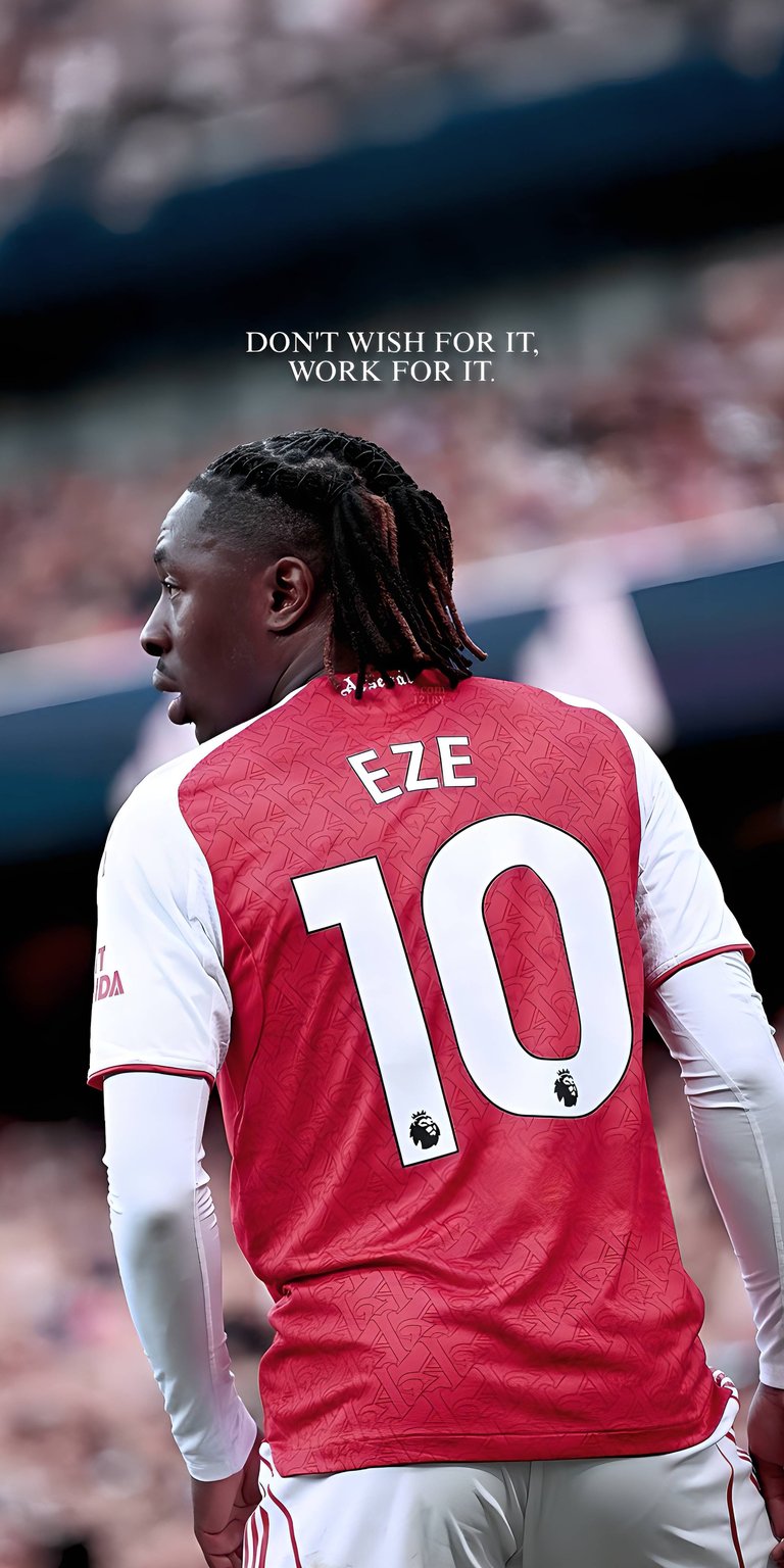 Eberechi Eze football quotes for mobile wallpaper 4K