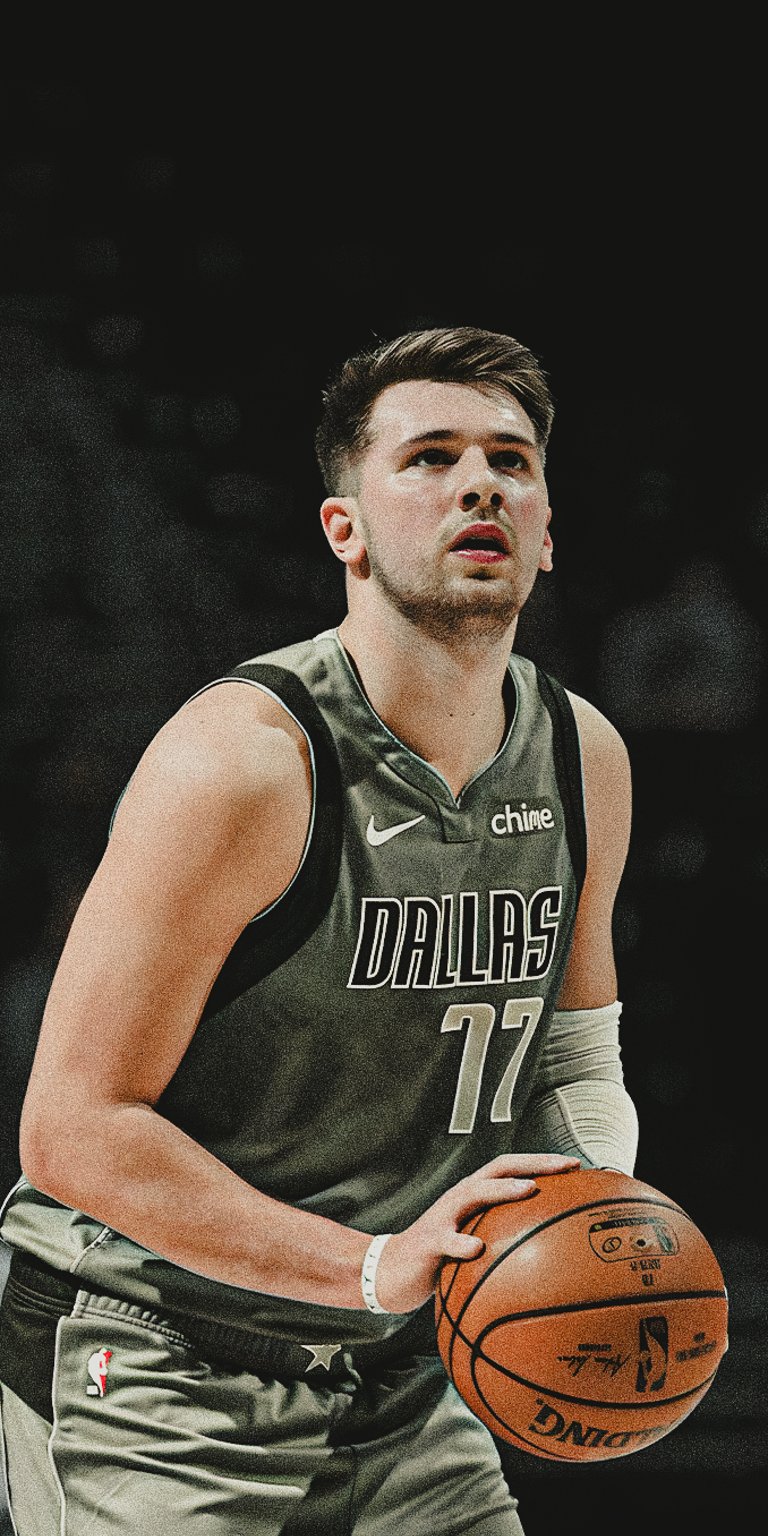 Luca Doncic shot iPhone wallpaper