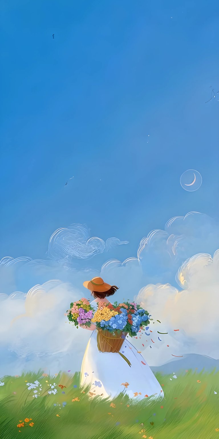 Woman art iPhone wallpaper HD