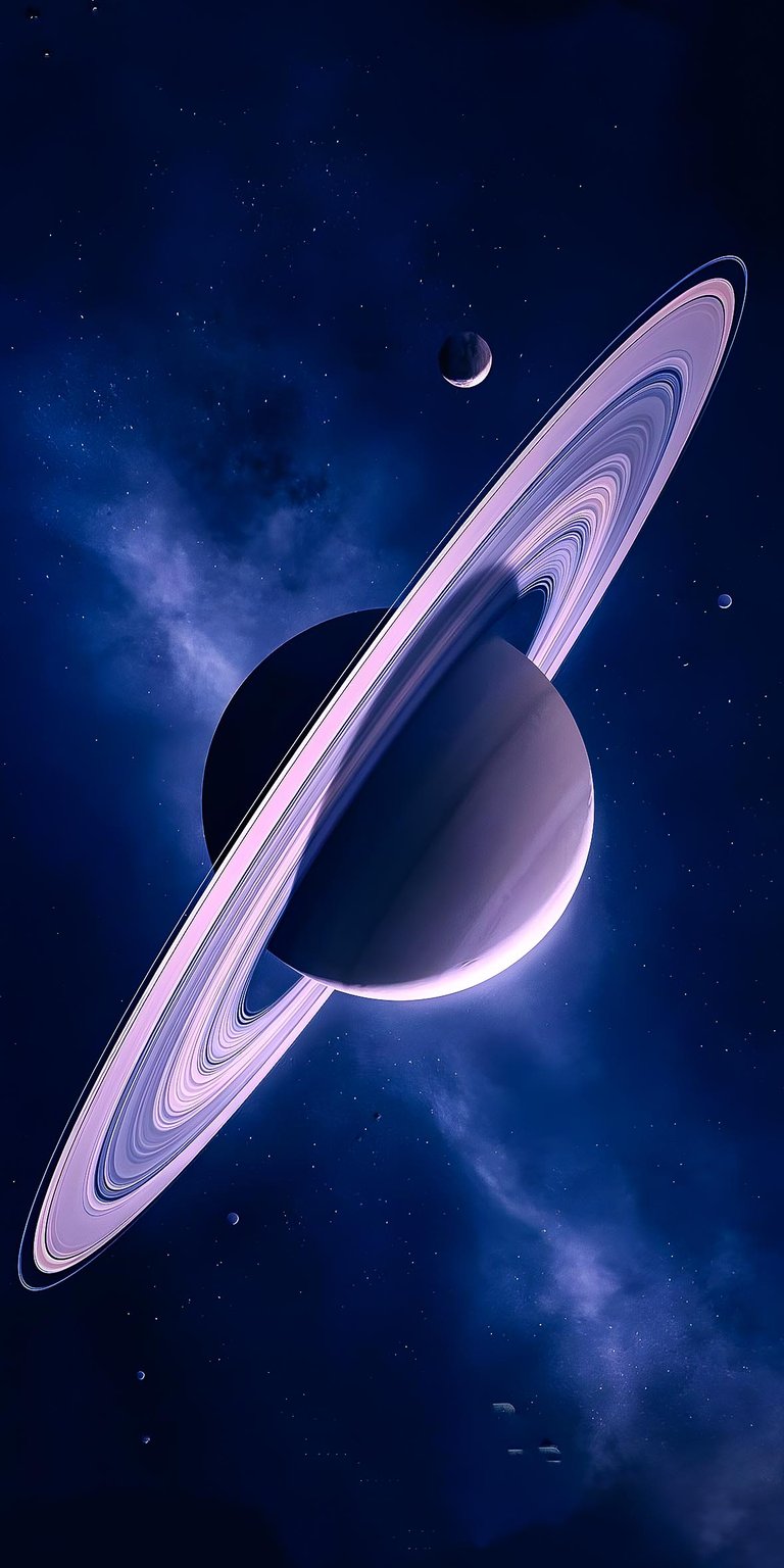 Space Saturn Rings iPhone wallpaper HD