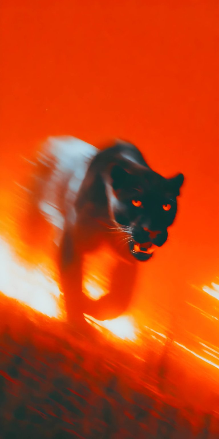 Black Panther art iPhone wallpaper 4K