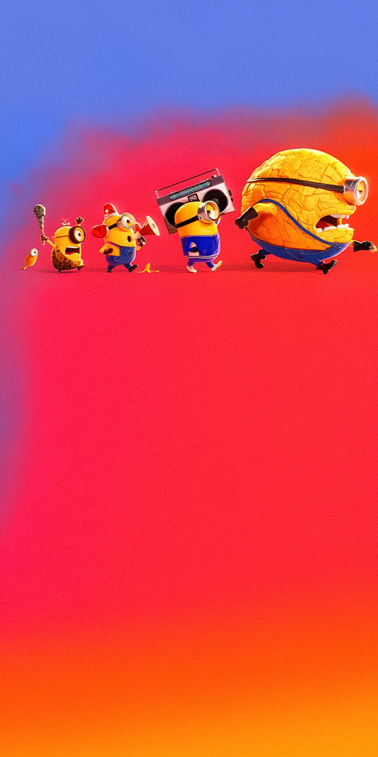 Minions walking together wallpaper iPhone