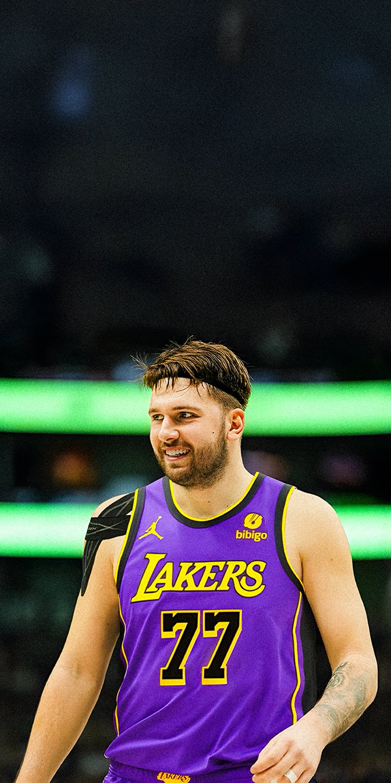 Luka Doncic NBA lakers 4K iPhone wallpaper