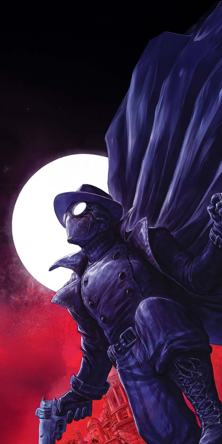 Spiderman Noir wallpaper iPhone 4K