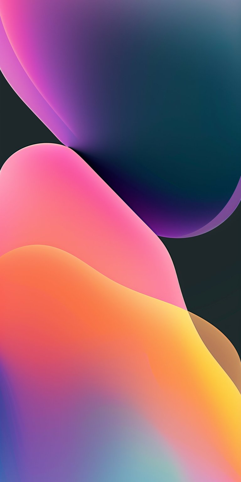 Aesthetic pink and purple design wallpaper