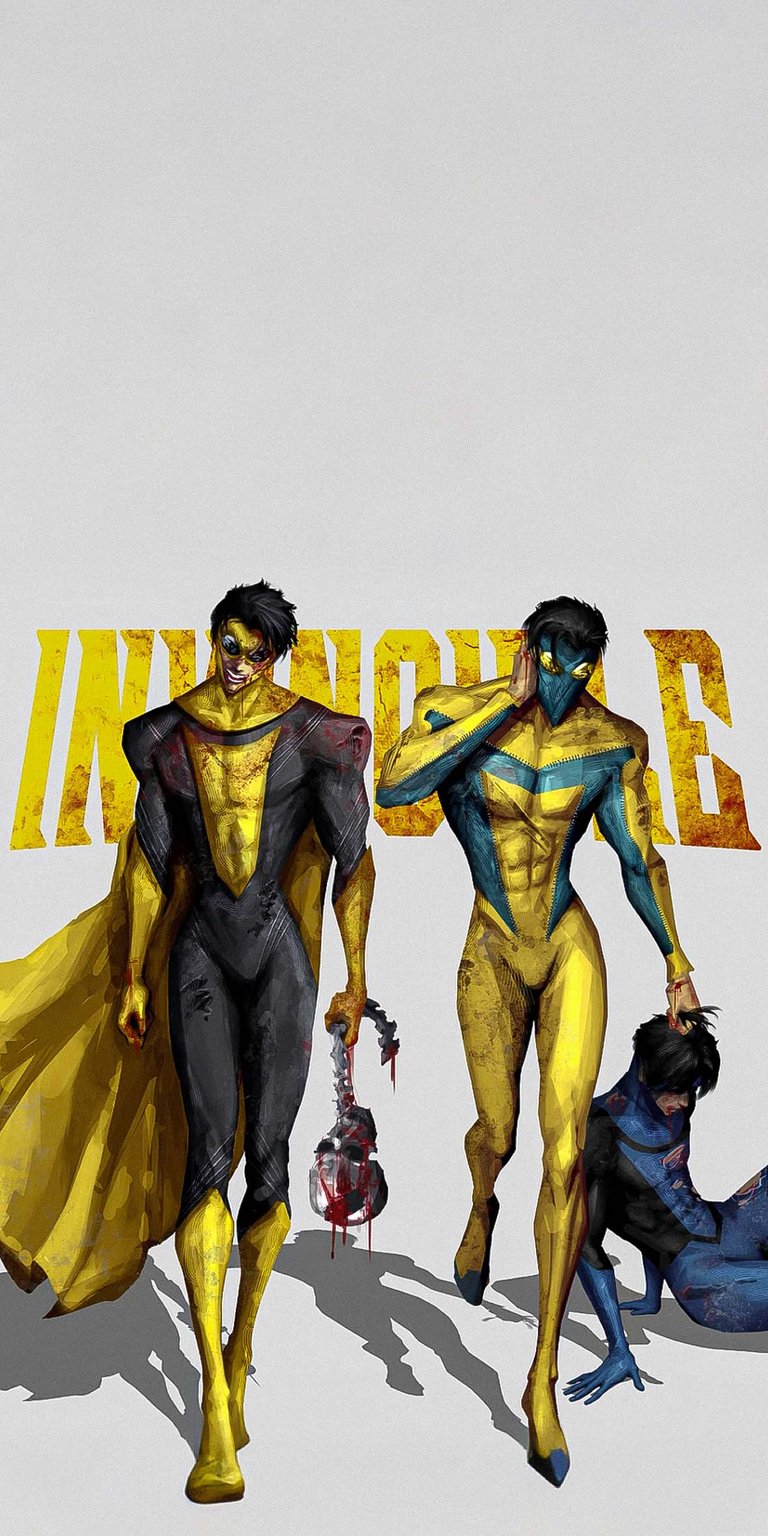 Sinister Mark and Hooded Invincible Wallpaper HD iPhone