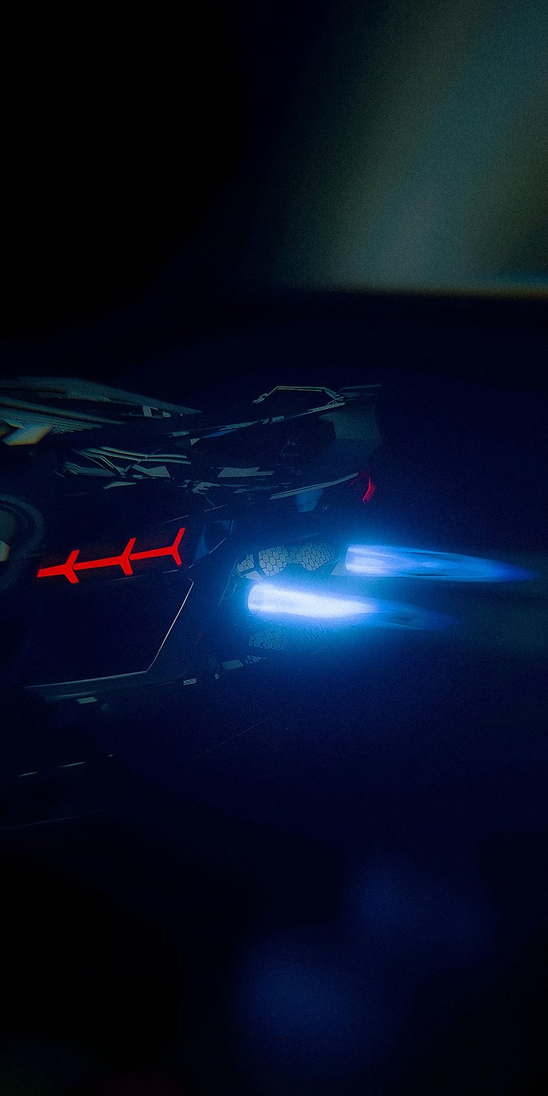 Aventador SVJ Exhaust Flames Wallpaper iPhone HD