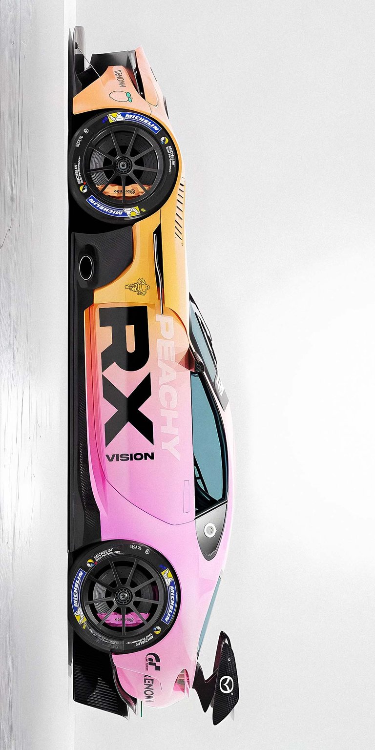 RX Vision GT3 race car wallpaper iPhone